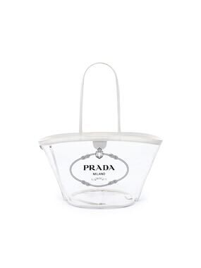 Prada Pvc Canapa Logo Shopper Tote Pre- #303734P61B
